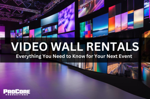 Video Wall Rental with ProCore Productions
